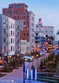 Stroll Along Downtown Long Beach S Beautifully Landscaped And Brightly Lit Promenade Which Stretches From Rai Downtown Long Beach Renaissance Hotel Ca History