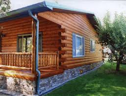 Essentially, chinking a log home will ensure logs which don't fit together perfectly have a nice seal. Log Siding For Manufactured Homes Archives Modulog