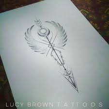 Hljod dropped the apple on rerir's lap. Valkyrie Arrow One Of Two Design Commissions This Theme Seems Popular At The Moment Design Copyright Of Valkyrie Tattoo Arrow Tattoo Design Norse Tattoo