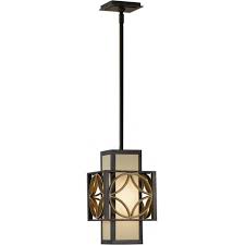 Ua0619 hl bon marché pendant 14ø : Art Deco Small Hanging Ceiling Pendant Light In Bronze And Gold