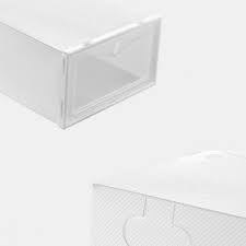 Cassette plastica alimentare pieghevoli e impilabili. 6pcs Plastica Scatole A Cassetti Impilabili Contenitore Per Scarpe Organizzatore Ebay