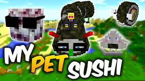 Mod De Mascotas Sushi Wtf My Pet Sushi Minecraft Mods 1 7 10 Christmas Ornaments Holiday Decor Pets