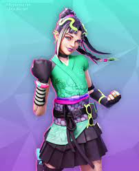 Reece on X: Ani Konda💚💜 Models from @ halfheart's porting programme!!  Likes and retweet's are much appreciated 🫶 Code”REF0RMZ” in the item shop  if you wanna support me further 💚 #fortnite #FortniteArt #