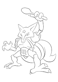 While most coloring pages are made with kids in mind, we know that adults love pokemon too…so no judgement here! Kadabra No 64 Pokemon Generation I All Pokemon Coloring Pages Kids Coloring Pages
