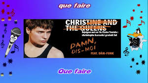Christine and the queens] je suis allée noyer ma fame puisque c'est elle qui t'a plu un billet pour stella qui sucera mes amours déçus dans. Christine And The Queens Damn Dis Moi Youtube