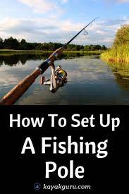 How To Set Up A Fishing Pole For Spinning Rods And Reels Trout Fishing Tips Fishing Pole Fishing For Beginners