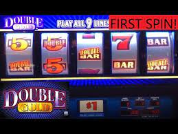 CLASSIC OLD SCHOOL HIGH LIMIT CASINO SLOTS: DOUBLE GOLD SLOT PLAY! $1 5  REEL 9 LINE DOUBLE GOLD!! - YouTube