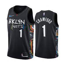 Check out our brooklyn nets city selection for the very best in unique or custom, handmade pieces from our shops. Jamal Crawford Black Jersey 2020 21 Nets 1 City Edition Honor Basquiat Jersey