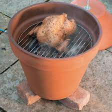 Diy Outdoor Cooker How To Build A Clay Pot Smoker Diy Mother Earth News