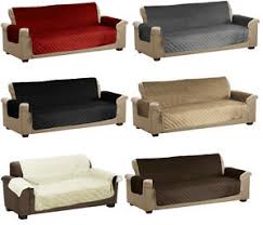 P/kaufmann furniture protector slipcovers are not only functional to protect your furniture from spills and stains. Luxus Sofa Sitz Sessel Polsterbank Protector Mobel Uberwurf Gesteppt Schutzhulle Ebay