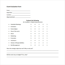 We want to invest in our employees and reward those who perform well. Free 9 Event Evaluation Samples In Pdf Ms Word Excel