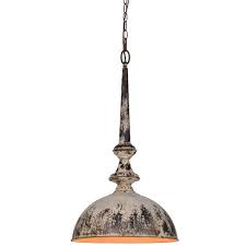Forty West Lena Cream And Dusky Brown 28 Inch One Light Pendant 70754 Bellacor Pendant Lighting Metal Pendant Light Dome Pendant Lighting