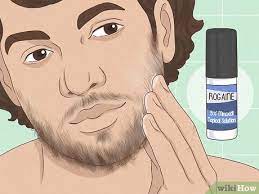 Wash your face with warm water and apply facial cleanser twice a day. 3 Ways To Grow Facial Hair Wikihow