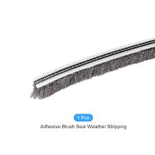 METALLIXITY Joint d'étanchéité à brosse (0,6 x 1,6 x 1,6 x 19,2 m), bande  de brosse de porte avec lame en polypropylène pour porte coulissante, ...