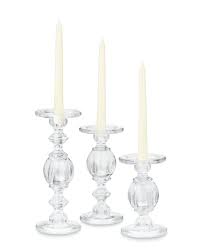 3.you can print logo, make color or any oem ideas on glass candle holders. Classic Glass Candlestick Holders Williams Sonoma