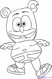 Gummy bear coloring pages are a fun way for kids of all ages to develop creativity focus motor skills and color recognition. Gummy Bear Coloring Page Bmo Show