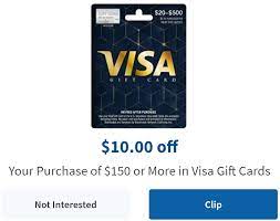 When you first join you have to earn $25 to get a visa gift card but as you move up the ranks (just by being active), you can start requesting a payout already when you have earned $10. Expired Meijer Save 10 When Buying 150 Visa Gift Card Ends 3 27 21
