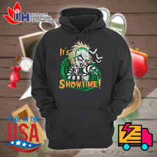 Beetlejuice it's show time black hoodie size xxl. Beetlejuice It S Show Time Shirt Hoodie Tank Top Sweater And Long Sleeve T Shirt