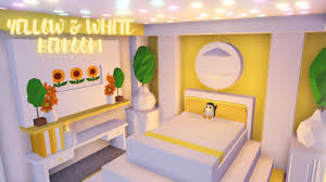 Paint your bedroom in yellow if you want a scheme that is full of sunny, positive vibes. Yellow White Bedroom Speedbuild Roblox Adopt Me Youtube