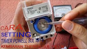 Sekian postingan saya tentang mengenal cara mensetting timer listrik (theben ) semoga dapat. Cara Setting Timer Listrik Theben Sul 181 H Analog With Video