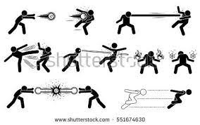 Comic Characters Special Powerful Attack These Are Super Human Releases Fireball Elastic Man With St Stick Figure Fighting Stick Figure Drawing Stick Figures