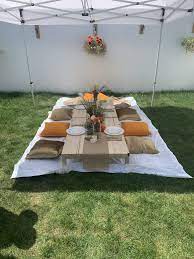 Boho Picnic Table Rental Eventlyst