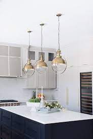 Navy Cabinet Kitchen Kitchen Remodel Kitchen Island Lighting Kitchen Design