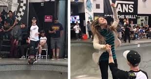 Maybe you would like to learn more about one of these? Girl S Confused Why Skateboarding Boyfriend Jumps Out Of Bowl Then He Gets Down On One Knee