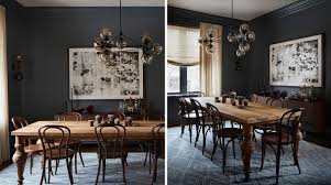 In a room where you generally sit down (a dining room, family room, or office), hang pictures a bit lower, so they can be enjoyed at a lower viewing angle. Dining Room Wall Art Ideas Inspired By Existing Projects