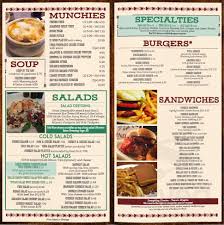 Bert S Wooden Indian Menu In Beaver Pennsylvania Usa