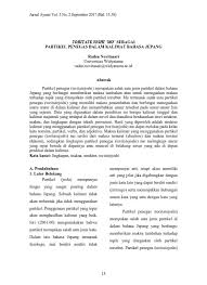 Ciri ciri kalimat efektif 1. Toritatejoshi Mo Sebagai Partikel Penegas Dalam Kalimat Bahasa Jepang Novitasari Ayumi Jurnal Budaya Bahasa Dan Sastra 386 1236 1 Pb