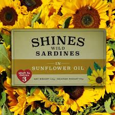 High protein and gluten free: Shines Wild Sardines In Sunflower Oil 118g