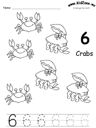 kidzone ocean themed math worksheet