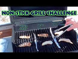 How to prevent chicken from sticking to the grill. Non Stick Grill Challenge Weber Spray Olive Oil Or Grill Wipes Youtube