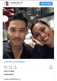 Gambar hael husaini dan isteri. Selamat Ke Jinjang Pelamin Hael Husaini Dayang Nurfaizah Sinar Viral Network