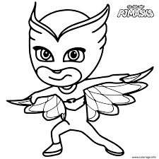 Learn colors pj masks owlette! Coloriage Colorier Bibou Dans Pyjamasques A Imprimer Pyjamasque Coloriage Coloriage Coloriage Elsa