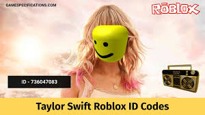 Release and join the platform with the roblox game. Taylor Swift Roblox Id Codes To Play Pop Songs 2021 Game Specifications