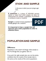 • the entire collection of individuals who are of interest. Population And Sample In The Research Sampling Statistics Science Mathematics
