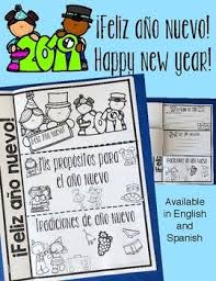 New Year S Interactive Notebook Interactive Notebooks Spanish Interactive Notebook Elementary Spanish