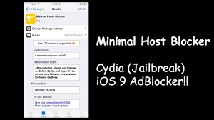 Minimal Host Blocker Kill All Ad S Ios 9 Ads Hosting Iphone