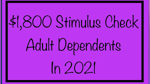 How to claim dependents you can list your. 1 800 For Adult Dependents In 2021 Claim Your 1 200 600 Stimulus Checks Youtube