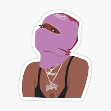 Ski mask gangsta thug life. Trendy Graphic Design Of A Gang Pretty Girl In Balaclava Or Ski Mask Sticker By Shelostco Redbubble