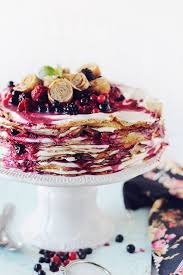Tort Din Clatite Cu Mascarpone Si Fructe De Padure Berry Crepes Perfect Pancakes Food