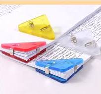 Foska Plastic Color Assorted Book Corner Paper Clips for ...