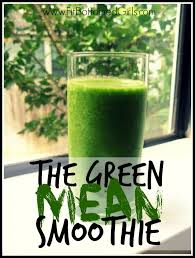 The Green Mean Smoothie Recipe Cancer Fighting Smoothies Recipes Green Detox Smoothie Mean Green Smoothie