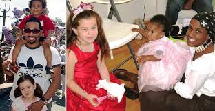 Bright pink with blues and yellows. Black Family Adopts White Child Harlow S Monkey