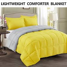 Don't feed the fire, instead get a comfortable, lightweight bed cover to give you the perfect amount … Best Selling 3 Piece Reversible Down Alternative Comforter Set Lightweight All Season Comforter With Two Shams Quilted Duvet Insert With Corner Tabs Box Stitched Hypoallergenic Soft Fluffy Queen Yellow Accuweather Shop