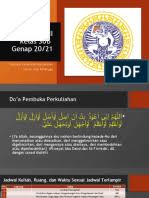 Sebab pihaknya masih mengkaji efektifitas aturan ganjil genap. Kontrak Kuliah Pai Ii Sub Genap 2020 2021