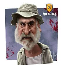 Dale from The Walking Dead, by Alex Gallego