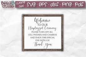 Free Free 167 Welcome To Our Unplugged Wedding Svg SVG PNG EPS DXF File